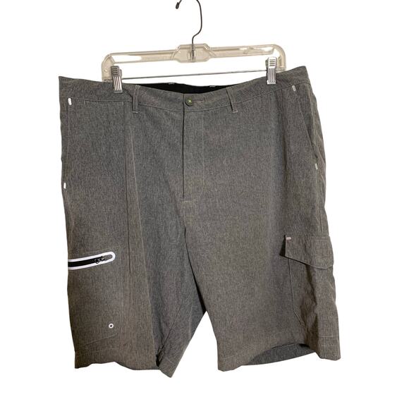 Tommy Bahama Shorts Men’s 38 Gray Island Active Performance Tech Cargo Golf 10 - Picture 1 of 8